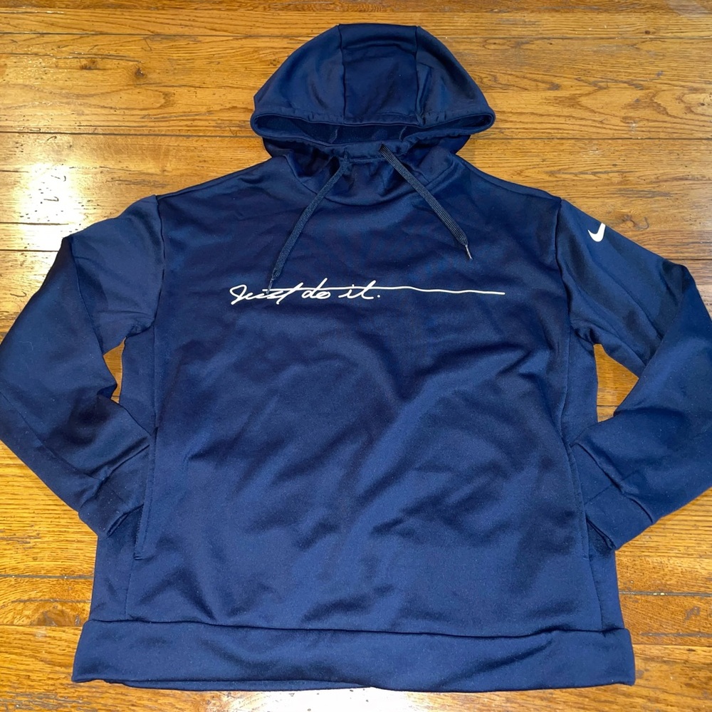 Nike Just do it pullover hoodie S P CH navy blue